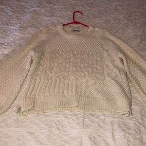 Madewell white sweater!